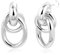 ALEXCRAFT Knoten Tropfen Statement Ohrringe Silber 925 Groß Damen Chunky Drop Earrings Geschenk für Frauen Freundin Mama Mädchen