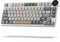 RK ROYAL KLUDGE N80 Low-Profile Mechanical Keyboard w/Smart Display Screen & Knob, Top Mount 75% Wireless Keyboard BT/2.4G/USB-C, Software Support, Massive Battery,80 Keys, Soft Tactile Brown Switches