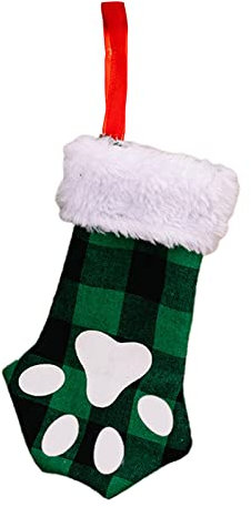 Weihnachten für Katze Pfote Baum Strumpf Anhänger für Weihnachtsbaum Kamin Familientreffen Party Dekor