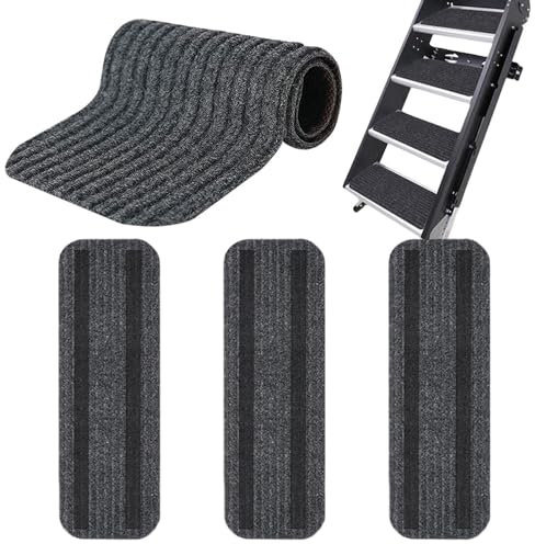 Penlimly Lot de 4 Tapis de Marche Pied Camping Car, Paillasson Antidérapant pour Camping Car, Couverture de Marche de Camping-Car, Housses de Marche pour Caravane Camping-Car, Accessoire de Caravane