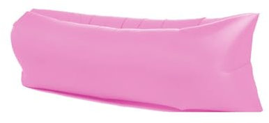 HUMAJORY Aufblasbares Lazy Sofa mit Tragetasche, Tragbarer Wasserdichter Anti-Luft-Leck-Luft-Strandstuhl, Aufblasbarer Couchstuhl for Outdoor-Camping, Reisen, Wandern, Pool, Strandpartys(Pink)