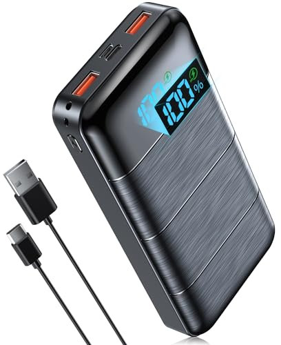 Power Bank 36800mAh:Batteria Esterna Ricarica Rapida da 22,5 W con grande Capacità, Powerbank USB C Input und Output, Caricabatterie Portatile PD3.0 QC4.0