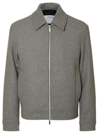 SELECTED HOMME Male Jacke Wollmix | Jacket
