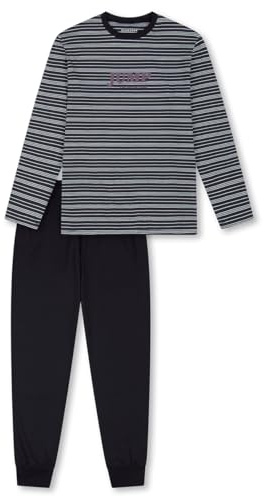 Schiesser Jungen Schlafanzug Set lang - 100% Organic Bio Baumwolle - Größe 140 bis 176