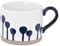 Mugs,coffee mug,Japanese Porcelain Coffee Mugs Blue White,15.2 Oz Ceramic Coffee Cups with Handles for Tea,Hot or Cold Drinks,Cappucino,Hot Chocolate,Milk,Gift,Hand-Painted Patterns D-450ml(D,450ml)