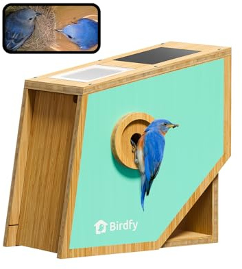 Birdfy Nest Polygon Bridhouse with Camera