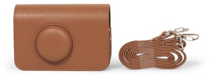 Sac de Rangement pour Kodak H35/F9, Anti-Poussière et Anti-Rayures Couleur Unie PU Cuir Portable Housse de Transport pour Kodak F501 Film Caméra Accessoires de Protection, marron, Unisexe