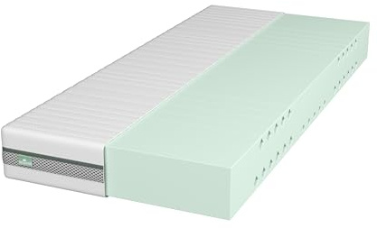 Matratzenheld Balance Duo Kaltschaummatratze | Ergonomische 7-Zonen Matratze aus Kaltschaum | 2in1 H2 & H3 | Öko-Tex Zertifiziert | Hypoallergen & Antibakteriell | Höhe 20 cm | 140 x 200 cm
