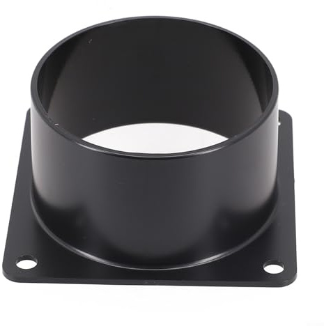 BlesConi ABS-Wandflanschverbinder für Lüftungsrohr, Luftk-Anschluss, 75 mm, 100 mm, 120 mm (75 mm)