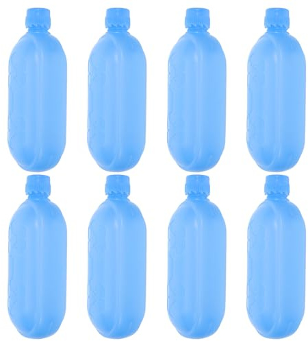 POPETPOP Lot de 8 Blocs Réfrigérants Réutilisables Bleu Glace pour Ventilateur de Climatisation, Pains de Glace à Eau 8 Pcs, Accessoires Isothermes pour Glacière, pour Camping