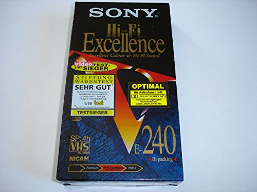 Sony E-240VHF VHS-Kassette (240 Min.)