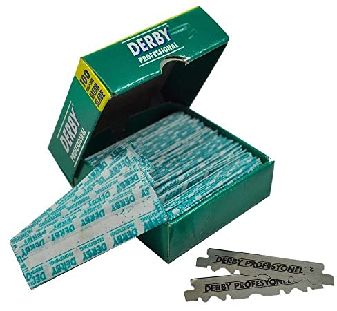 Rasiermesser + 100 Derby Rasierklingen