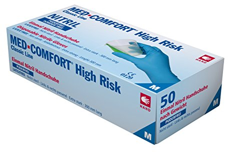 Einmalhandschuhe Ampri High Risk aus Nitril S