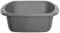 New Kitchen Whitefurze Silver Large Rectangular Washing Up Bowl Plastic Basin 9l