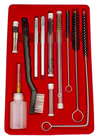Neiko 31209L HVLP Air Spray Paint Gun Cleaning and Maintenance Kit | 22 Piece | Includes Storage Case