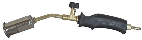 AUSONIA - 48804 GAS SCHWEISSBRENNER GASBRENNER OHNE HEBEL, LÄNGE 40 CM MIT EINEM DURCHMESSER VON 50 MM, STAB UND BRENNER VERZINKT, KUNSTSTOFFGRIFF