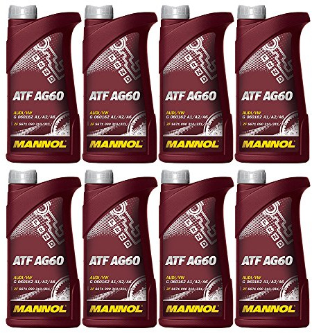 MANNOL 8 x 1L ATF AG60 / 5-6- 8- Stufig Automatikgetriebeöl