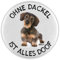 AdriLeo Flaschenöffner Ohne Dackel ist Alles doof! (Rauhaarteckel)