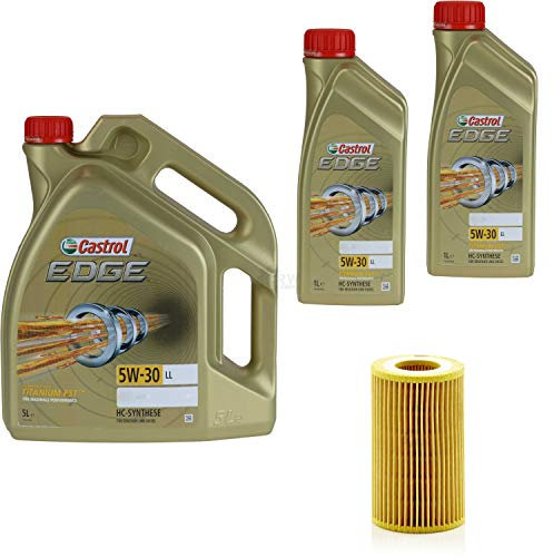 Filter Set Inspektionspaket 7 Liter Motoröl EDGE Titanium FST 5W-30 LL MANN-FILTER Ölfilter