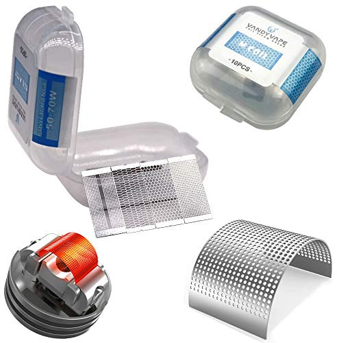 VandyVape M Coil MESH DUAL Draht Profile Vandy Vape Wotofo OFRF Slacker Kylin M RBA Coils RDA (Dual M Coil / 0.15 A1)