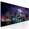 murando - Wandbilder XXL New York 90x30 cm 1 tlg - Wand Deko Vlies Leinwand Bilder Groß Wanddeko Wohnzimmer Schlafzimmer Kunstdrucke Panoramabild - Amerika Stadt City NY d-B-0155-b-a