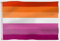 Banderas de PHENO FLAGS – bandera de lesbianas resistente a la intemperie con 2 ojales de metal - bandera lesbiana 90 x 150 cm, multicolor