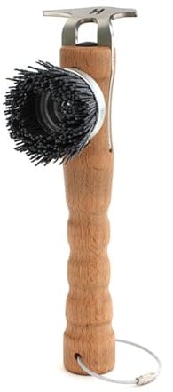 Hufkratzer small für Pferde, Nylonbürste, Klinge rostfreier Edelstahl, Hobber original