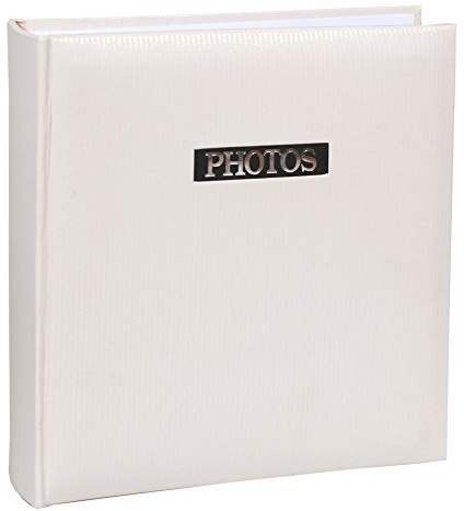 IDEAL TREND Elegance Fotoalbum 29x32 cm 100 weiße Seiten Jumbo Foto Album Buchalbum: Farbe: Weiß