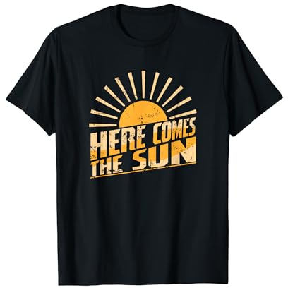 Sonne am Horizont hier kommt die Sonne T-Shirt