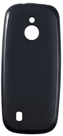 TPU Handyhülle Kompatibel mit Nokia 3310 4G, Stoßfeste Weiche Schutzhülle mit Präzisen Aussparungen und Kratzfestem, Schlankem Design (Schwarz)