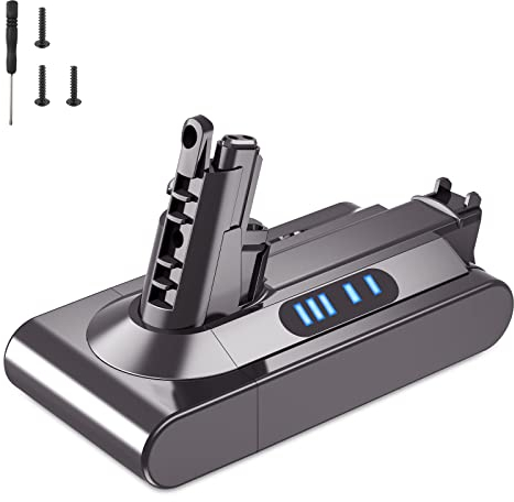 AIMAX 3900mAh V10 Battery for Dyson V10 Battery Replacement Compatible with Absolute Animal Extra SV12 Motorhead Fluffy Dyson Cordless Vacuum Cleaner, 25.2V with Screws & Screwdriver