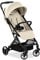 hauck Travel N Care Plus, Vanilla - Reisebuggy für Kinder ab Geburt bis 22 kg mit Liegefunktion & Kopfposter - Leicht (7,2 kg) & Einhändig Faltbar - Selbststehend - UPF 50+ & Netzfenster