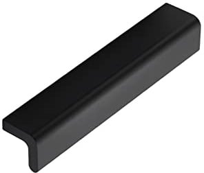 SOTECH Möbelgriff MALMÖ BA 32 mm Schwarz eloxiert Aluminium Griffleiste Schubladengriff
