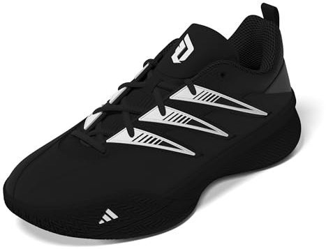 adidas Unisex Lillard Dame Certified 2 Low Trainers Basketball-Schuhe, core Black/Cloud White/core Black, 47 1/3 EU