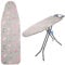 KADAX Ironing Board Cover with Drawstring, Cotton Ironing Board Cover for Steam Irons, Replacement Ironing Board Cover with Sponge Pad (Butterflies 132 x 48 cm)