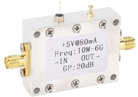 Amplificador de Alta Planitud, Amplio Rango de Frecuencia de Funcionamiento, Amplificador de bajo Ruido de 5 V para Uso Industrial