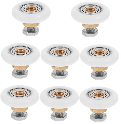 Angoily Sliding Shower Door Wheels Shower Door Hardware Replacement Parts Roller Wheels Easy to Install