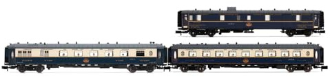 ARNOLD HN4489 CIWL, 3er-Packung Etoile du Nord, Satz 2-2 (DD3, VPC Fleche d'Or, VP Étoile du Nord), Folge. II Personenwagen