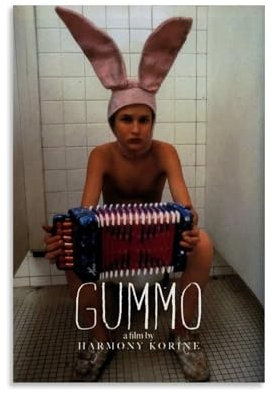 TQWEQWH Gummo-Poster, Wandkunst, ästhetisches Cover-Poster, Design, Gemälde für Wohnzimmer, Schlafzimmer, 60 x 90 cm, ungerahmter Stil