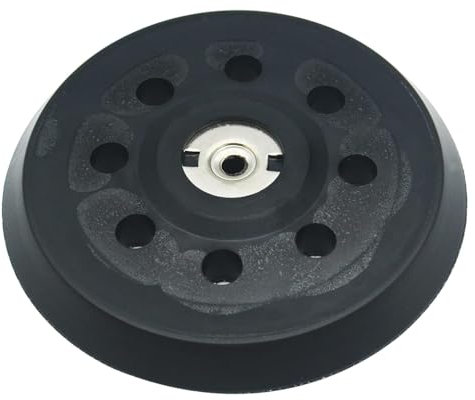 125mm Plateau de Poncage, Plaque de Velcro de Plaque de Ponçage Perforé, Compatible avec Metabo SXE 325 Intec 425 Turbotec 631220000, Disque de Ponçage à 8 Trous