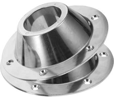 TOPBATHY 2 Stück Aluminiumtischbasis Unterstützung Leicht Mit Stand Tischfuß Aus Metall Rv-tischbein-basishalterung Tischfußhalterung Für Wohnmobile Aus Aluminium Bootstischsockel Silber