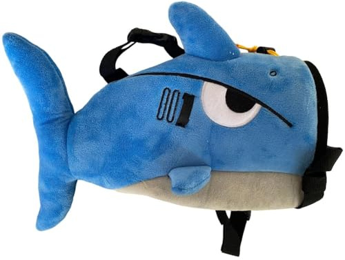 Ericetion Kletterchalkbag Hai-Motiv, Perfekt Für Erwachsene Und Kinder, Chalkbag Zum Bouldern, Niedlicher Chalkbag Für Bergfreunde, Chalkbeutel