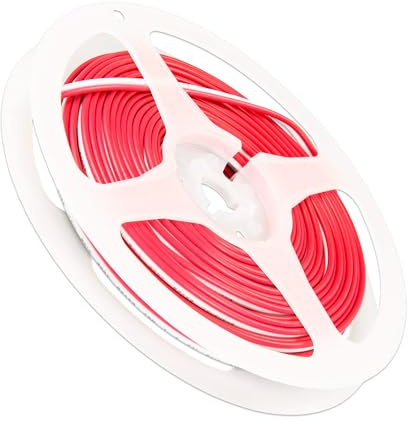 URCIANOW 10M 0,2mm² 24AWG 2-Adriges rot/weiß Kupferkabel für LED 12V/24V | Rot/Weiß, Flexibel, 12V/24V, Für LED-Streifen, Für DIY-Elektronik