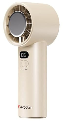Verbatim Cool'n'Go IceTouch Handheld Fan White/Silver, 32343