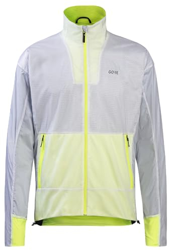 GOREWEAR Drive Jacke Herren, White/Neon Yellow, L