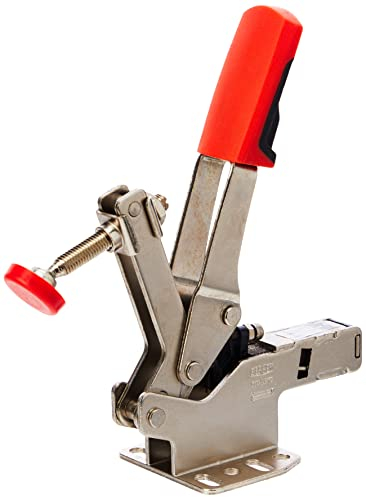 Bessey STC-HH70 Horizontal Auto-Adjust Toggle Nickel Plated Clamp, Silver by Malleable