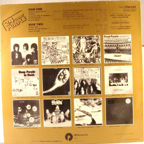 Deep Purple 24 Carat UK Album Purple