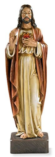 Avalon Gallery Statue aus Kunstharz, Motiv: Heilige Herzen Jesus Christus, 57 cm