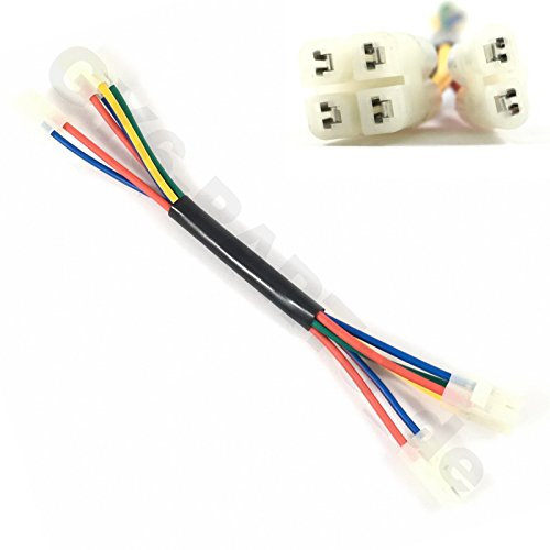 CDI/ZÜNDEINHEIT/ZÜNDBOX - ADAPTER KABEL 2 STECKER 6-Polig auf 2 STECKER für CHINA ROLLER BAOTIAN BENZHOU YIYING RETRO GMX FLEX TECH YIBEN ZNEN HUATIAN ITALJET JONWAY KYMCO AGILITY...GY6