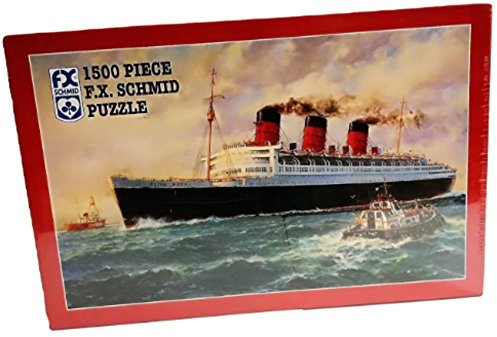 FX SCHMID 98403 PUZZE 1500 Stück Queen Mary, SS 850 x 540 mm